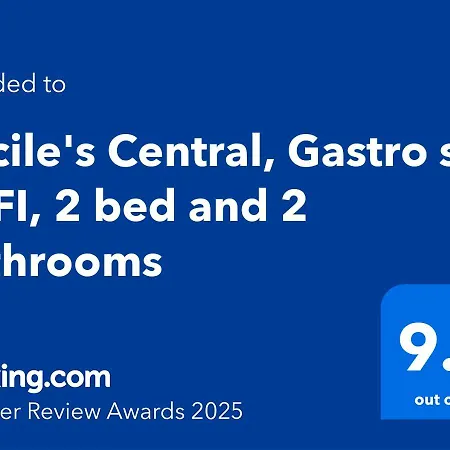 Cecile's Central, Gastro Str, Wifi, 2 Bed And 2 Bathrooms דירה *